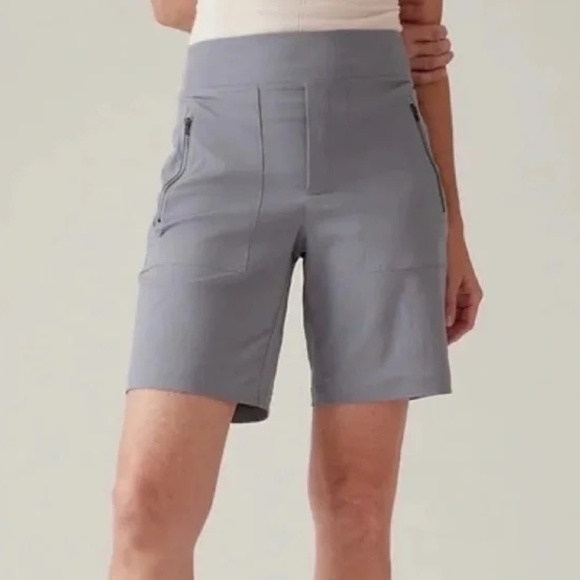 Athleta Trekkie North Bermuda Short, Coastal Blue, Size 12 - Picture 1 of 4